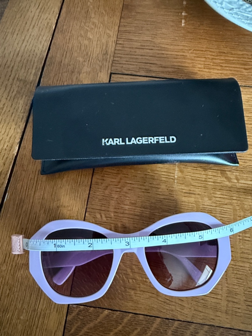 Karl Lagerfeld Lavender Frame Sunglasses